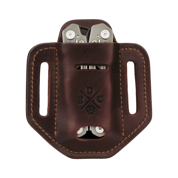 Leather Sheath for L/XL Multitool & Easy-Slide Belt Attachment